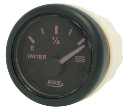 Water Level Gauge 52mm Black