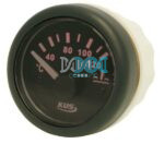 Water Temperature Gauge 52mm Black