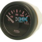 Water Temperature Gauge 52mm Black