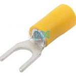 Fork Terminal Yellow 6.4mm - 100 Pieces