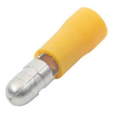 Male Bullet Terminal Yellow - 100 Pieces