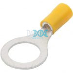 Yellow Ring Terminal 12mm - 100 Pieces