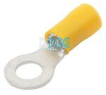 Yellow Ring Terminal 6.4mm10 Pieces