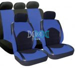 Seat Cover 9 Piece Blue Dino