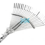 Metal Rake Head Silver Adjustable