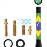 Aerial Mast 8cm Brazil Flag