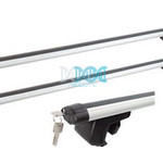 Roof Rack Oval Alum.With Lock Set