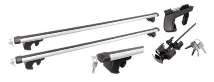 Roof Rack Oval Alum.With Lock Set
