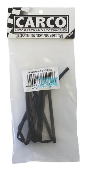 Heat Shrink 2.5mm Black 1M