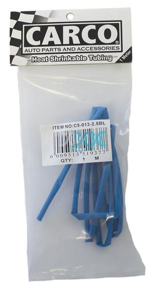 Heat Shrink 2.5mm Blue 1M