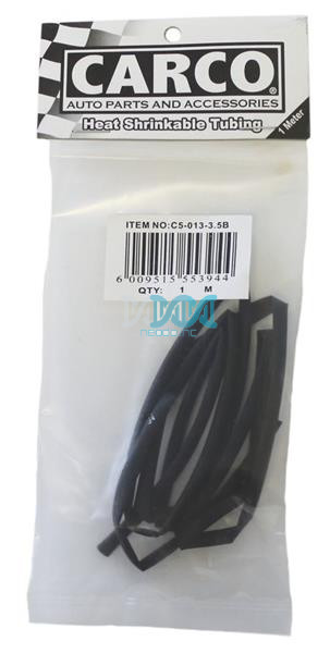 Heat Shrink 3.5mm Black 1M