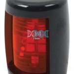 Port Light Red Small Black Led