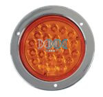 Trailer Lamp Led Round Amber 24V