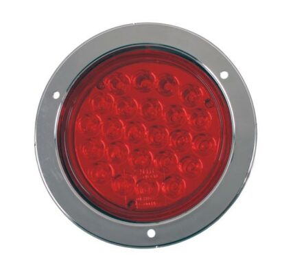 Trailer Lamp Led Round Red 24V