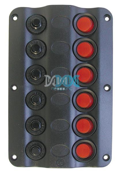 Switch Panel(6) Led With Circuit Breaker