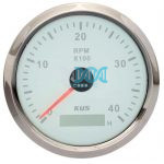 Tacho Meter 4000Rpm 85mm White