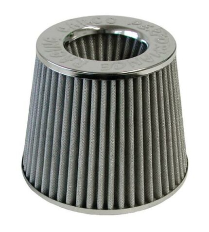 Air Filter 63mm Neck Silver