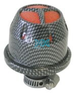 Carbon Fibre Look Air Filter Breather 12mm Carbon