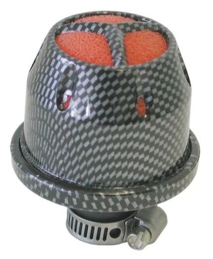 Carbon Fibre Look Air Filter Breather 12mm Carbon