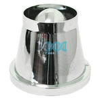 Bullet Shaped Chrome Cone Air Filter - 76mm Inlet
