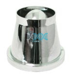 Bullet Shaped Chrome Cone Air Filter - 76mm Inlet