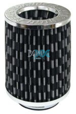 Air Filter Long Chrome/Carbon