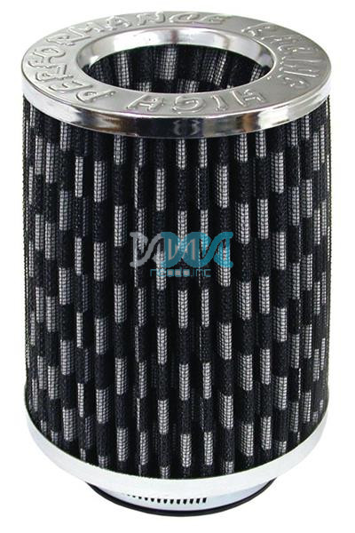 Air Filter Long Chrome/Carbon