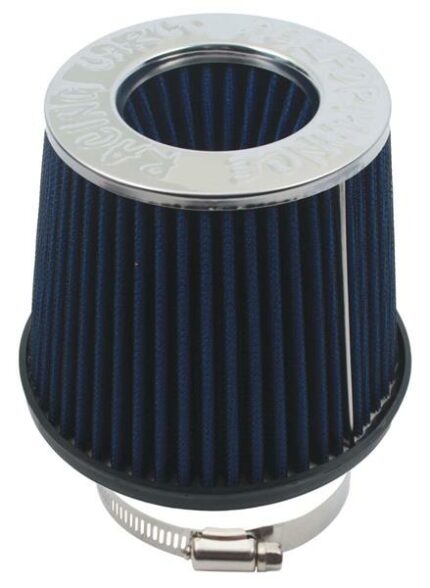Air Filter With Rubber Base 76mm Blue