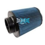 Air Filter With Rubber Base Top 76mm Blue