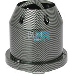 Air Filter With Shield Black Carbon Fibre Look