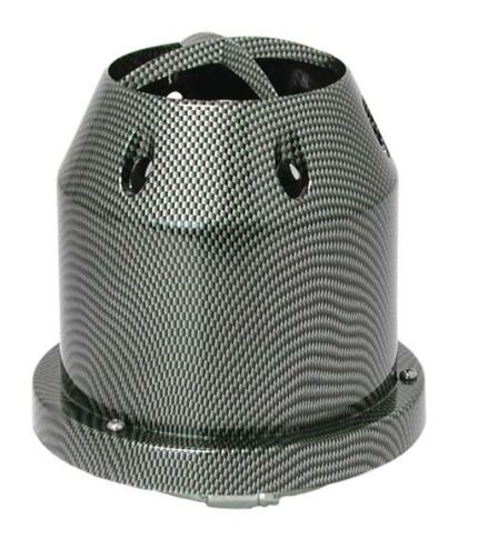 Air Filter With Shield Black Carbon Fibre Look