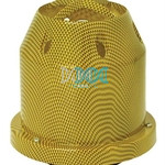 Air Filter With Shield Solid Carbon/Yellow
