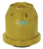 Air Filter With Shield Solid Carbon/Yellow