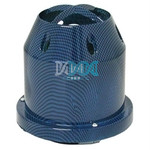Air Filter With Shield Solid Carbon/Blue