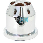 Air Filter With Shield Solid Chrome