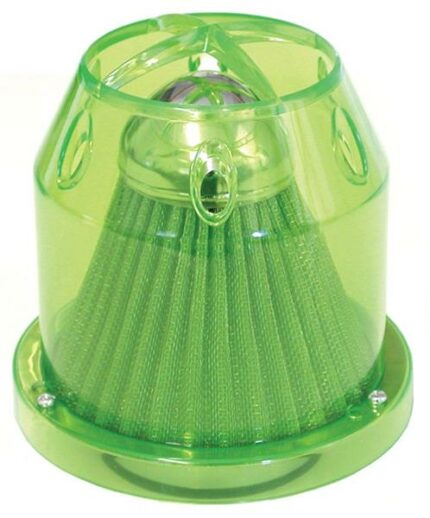 Air Filter With Transparent Green Cover