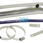 Chrome Long Bend Induction Pipe Set - 76mm