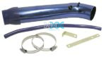 Blue Long Bend Induction Pipe Set - 76mm