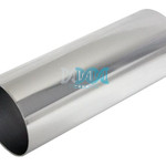 Induction Pipe 200mm Straight Chrome 76mm