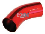 Induction Pipe 45 Degree - 76mm Red