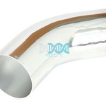 Induction Pipe 45 Degree - Chrome 76mm