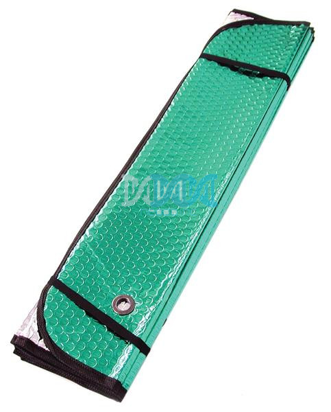 1 Piece 1.3Mx60cm Green/Silver Car Shades For Front Glass