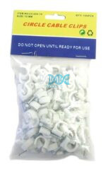 Cable Clip Round 10mm (100 pieces)