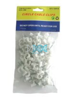 Cable Clip Rnd 8mm (100) Moq 1000