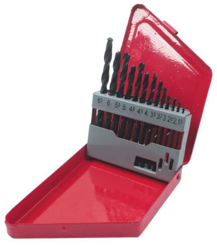 Drill Bit Set Metal Box 13 Piece
