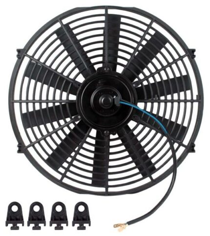 14 Inch(355mm) Universal 12V Radiator Fan 2Pins No Plug 80 to 90W