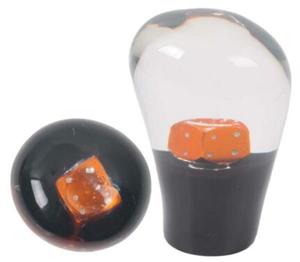 Gear Knob Gold Dice Quantum