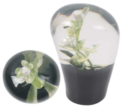 Gear Knob White Flower Quantum