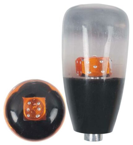 Gear Knob Gold Dice Hi-Ace 8mm