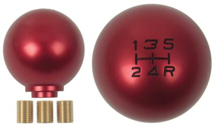 Gear Knob Alu.Red Thread Type